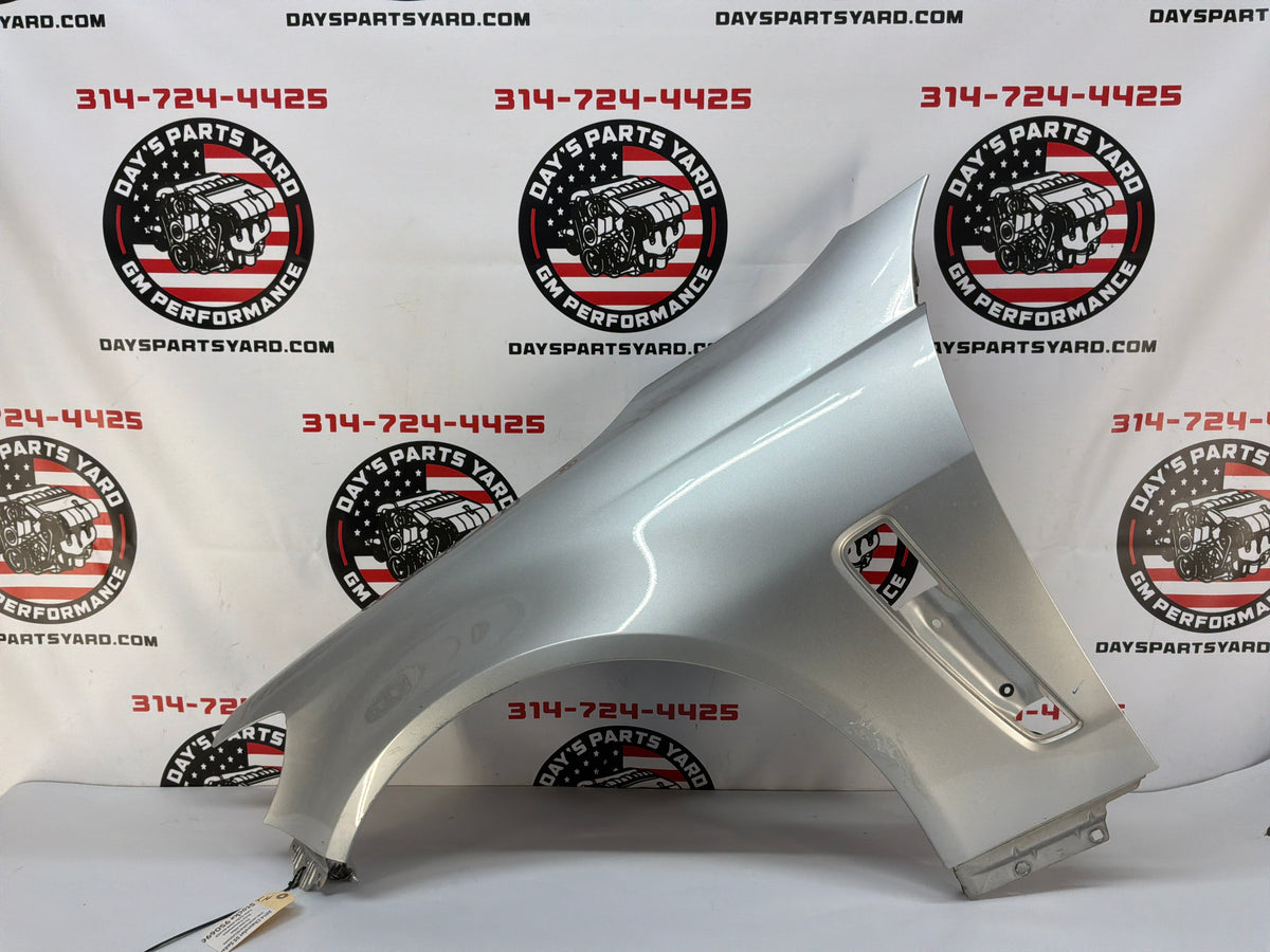 2014 Chevy SS Sedan LH Driver Front Fender Silver OEM