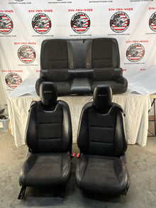 2013 Chevy Camaro ZL1 Seats Black Leather Suede Alcantara Front and Rear OEM - Day's Parts Yard