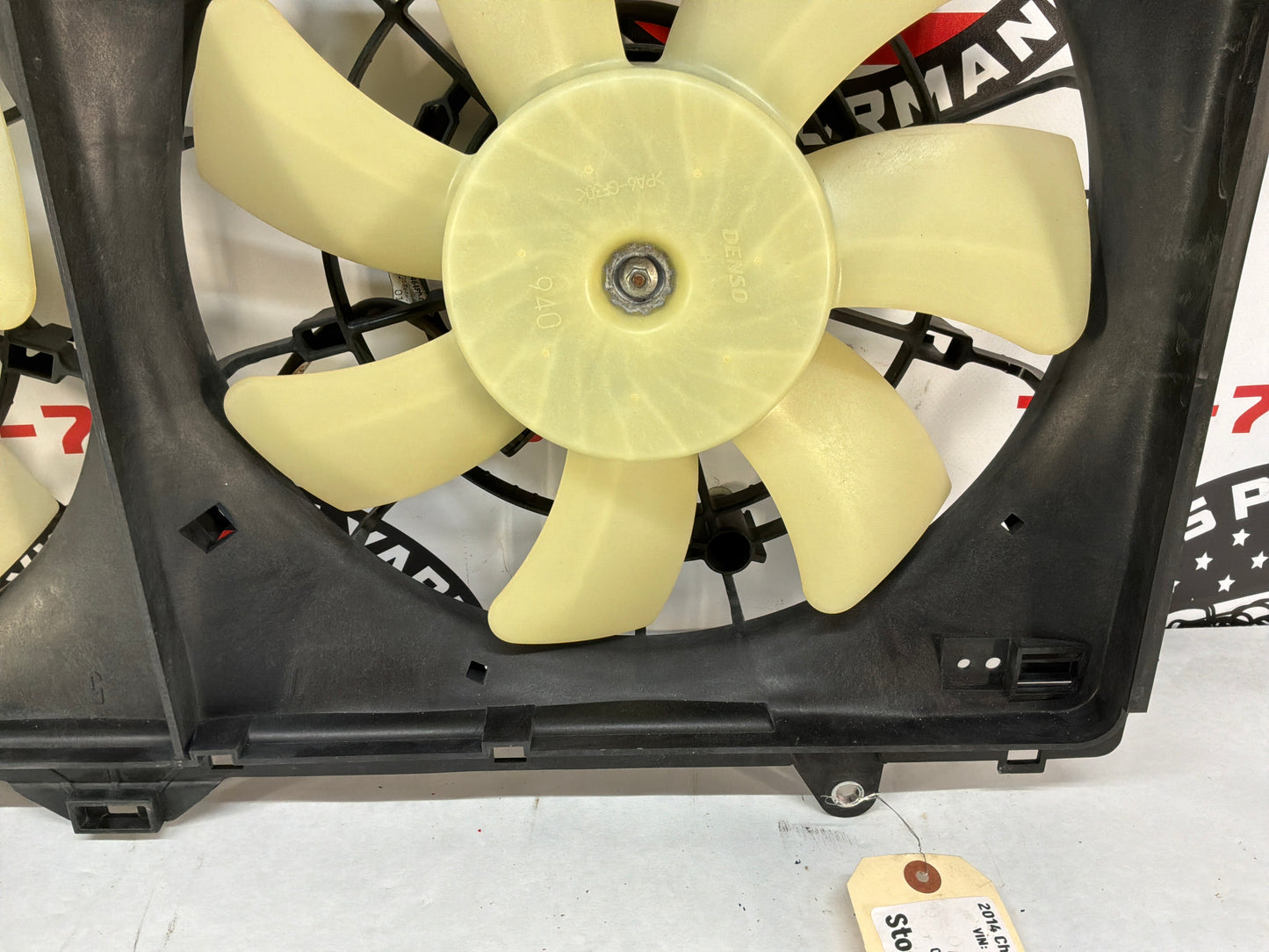 2014 Chevy SS Sedan Dual Electric Radiator Coolant Cooling Fans OEM