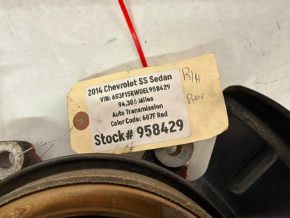 2014 Chevy SS Sedan RH Passenger Rear Suspension Spindle Hub Knuckle Wheel Bearing OEM