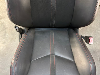 2014 Chevy SS Sedan Seats Fronts and Rears Black Leather Alcantara Suede OEM