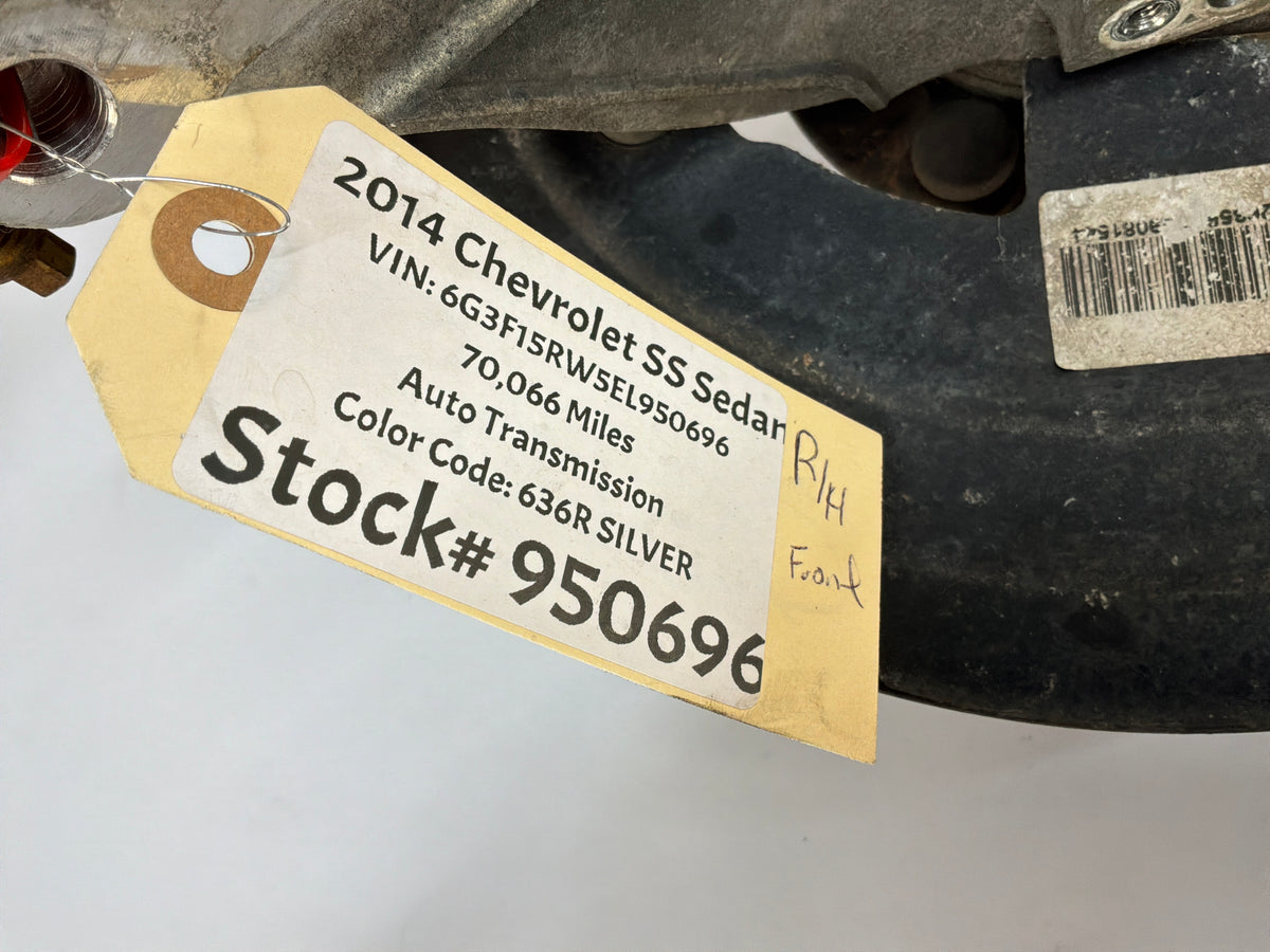 2014 Chevy SS Sedan RH Passenger Front Suspension Spindle Knuckle Hub Assembly OEM