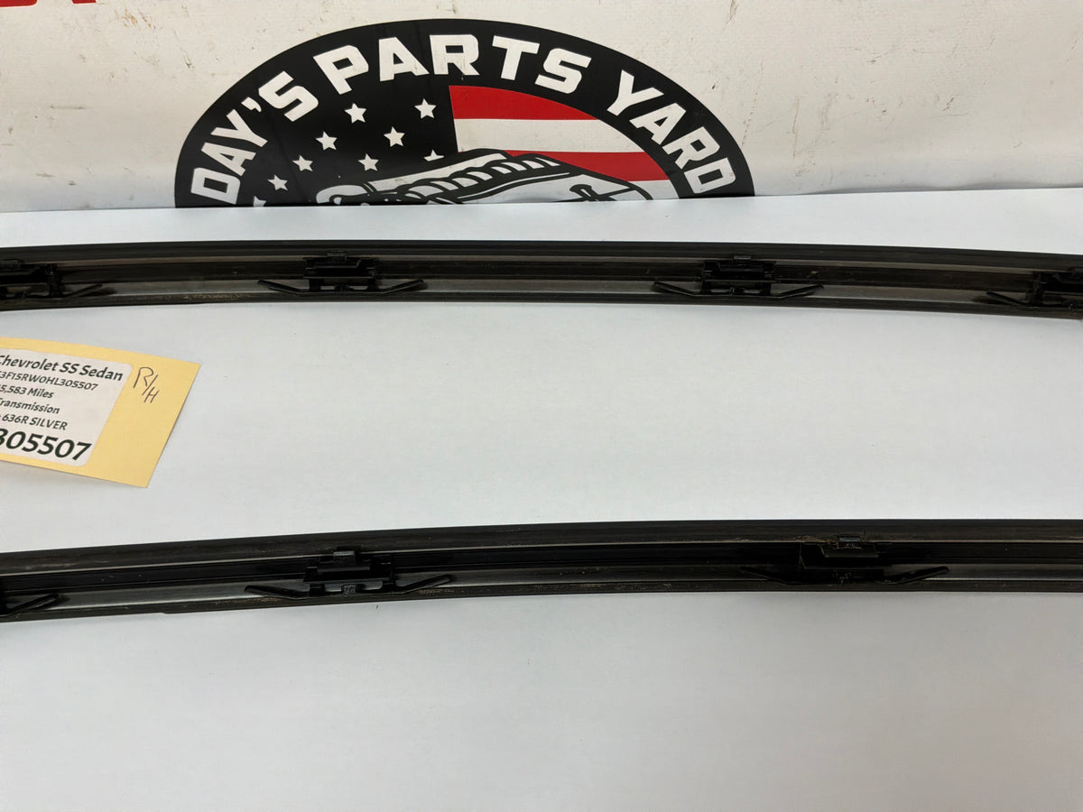 2017 Chevy SS Sedan Roof Top Trim Finish Panel Moldings RH & LH OEM