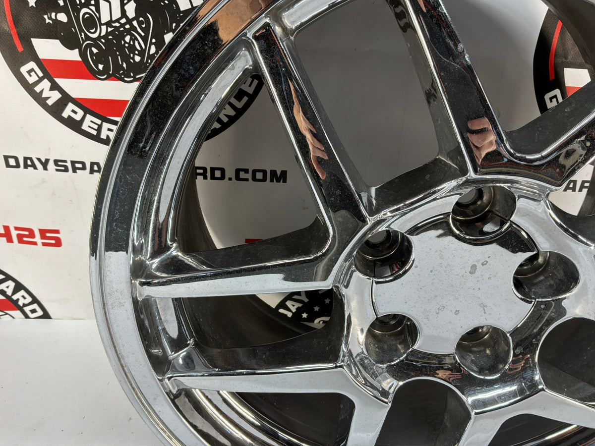 2002 Chevy C5 Corvette Z06 Replica Triple Chrome Rear Wheel Rim 18x9.5