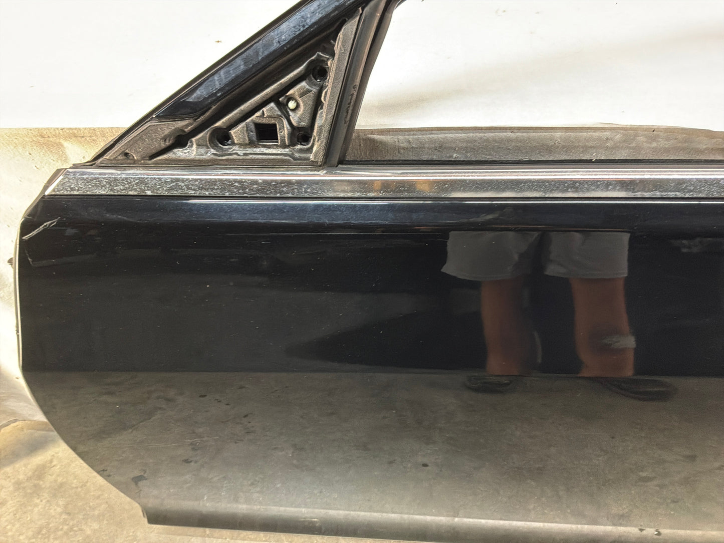 2016 Cadillac CTS-V LH Driver Front Exterior Door Black OEM