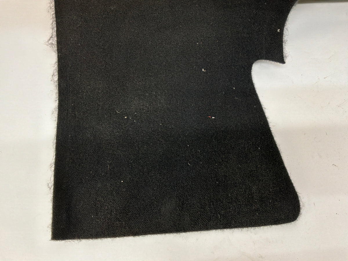 2002 Chevy C5 Corvette Convertible Rear Seat Back Inner Riser Carpet Black OEM