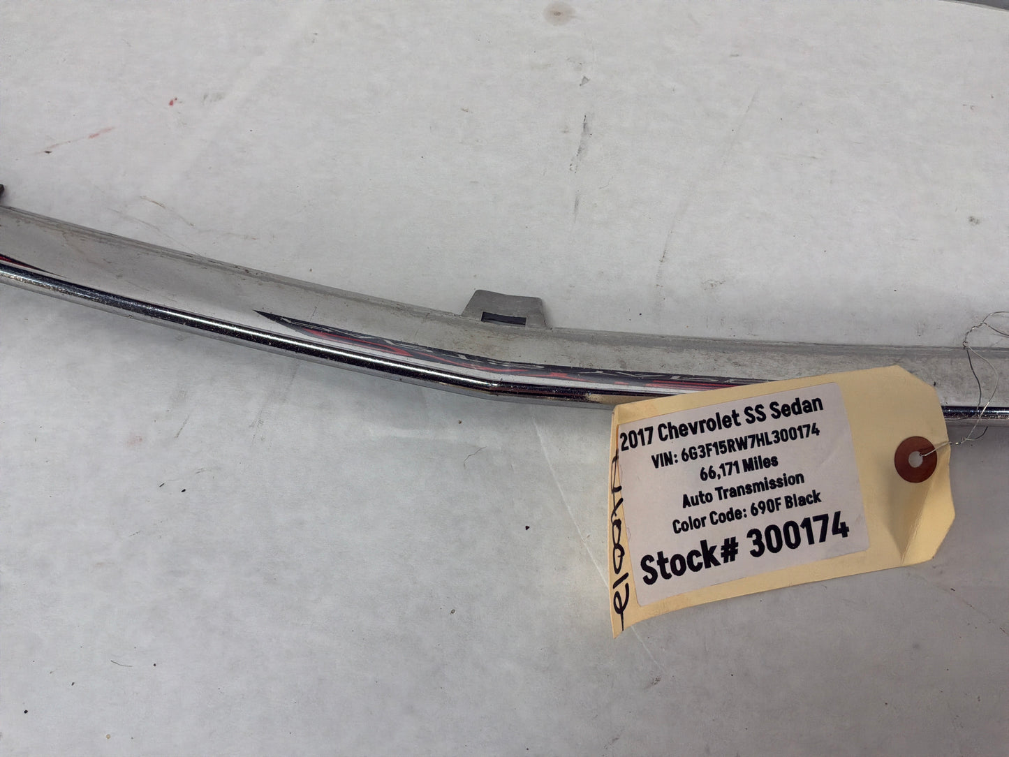 2017 Chevy SS Sedan Front Bumper Lower Grille Chrome Trim Ring Bezel OEM