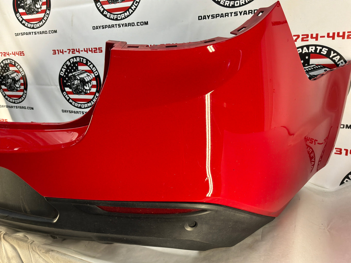 2014 Chevy SS Sedan Rear Bumper Cover Red OEM