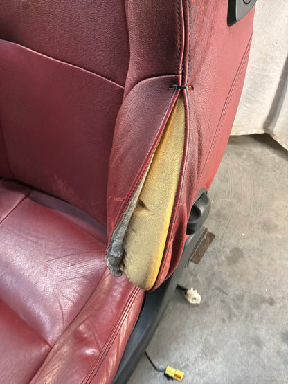 2004 Pontiac GTO Red Leather Seats Fronts and Rears OEM