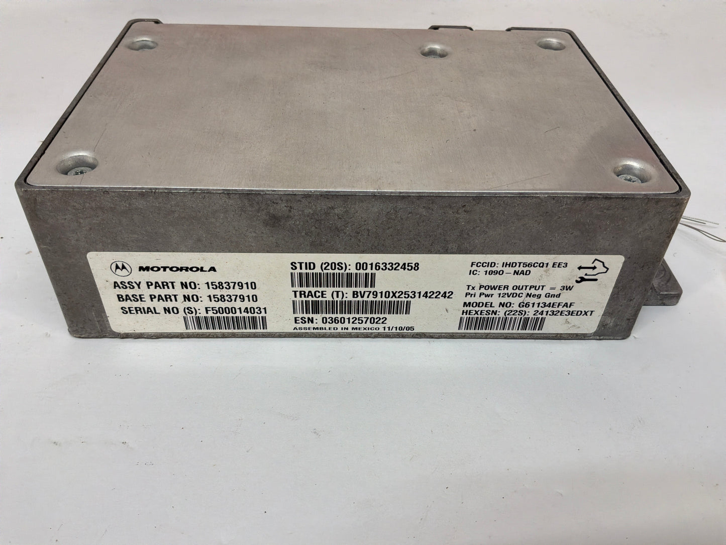 2006 Cadillac CTS-V Communication Control Module OEM
