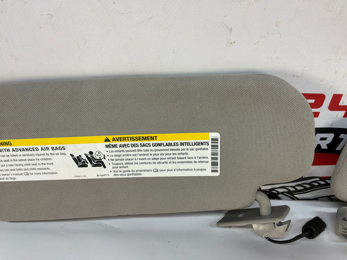 2016 Chevy SS Sedan RH & LH Sunvisors Sun Visors OEM