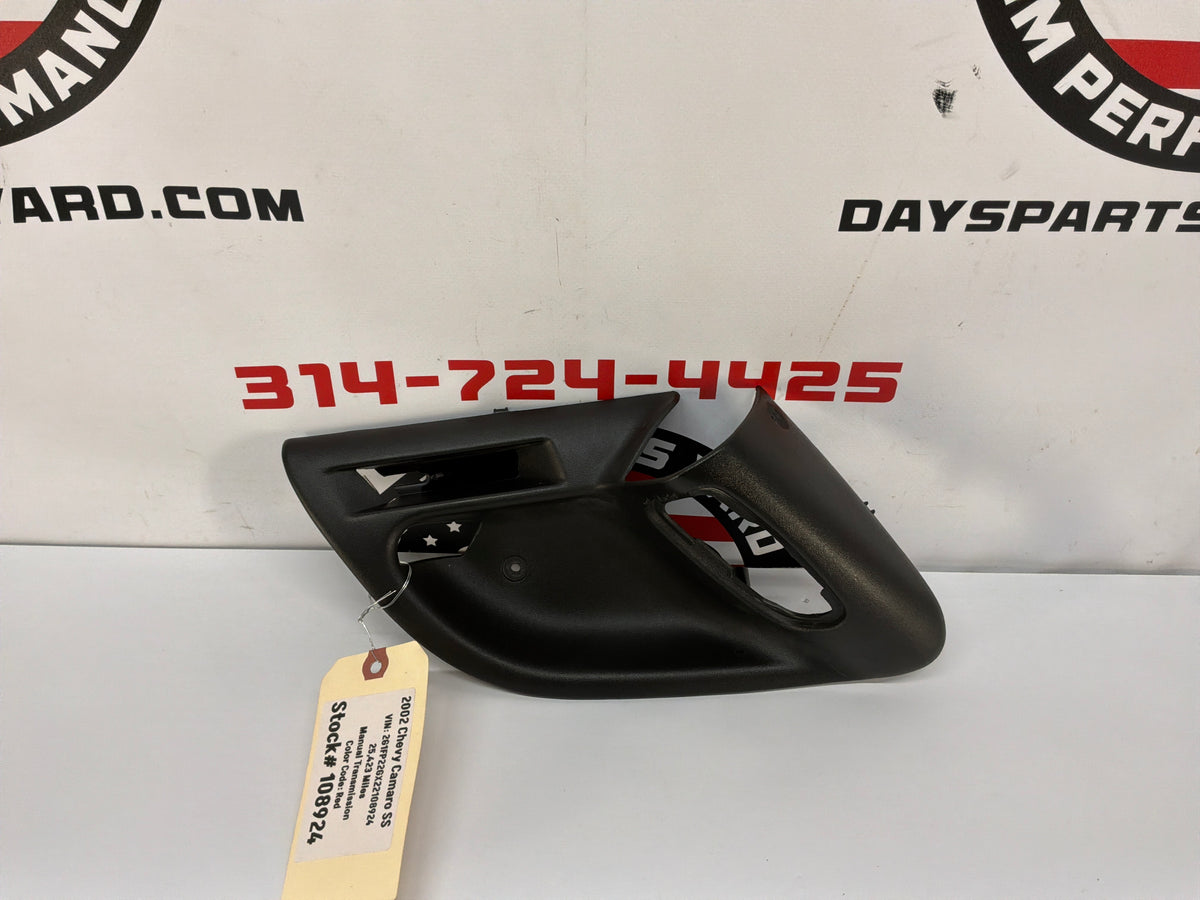 2002 Chevy Camaro SS RH Passenger Interior Door Handle Bezel Trim OEM Ebony
