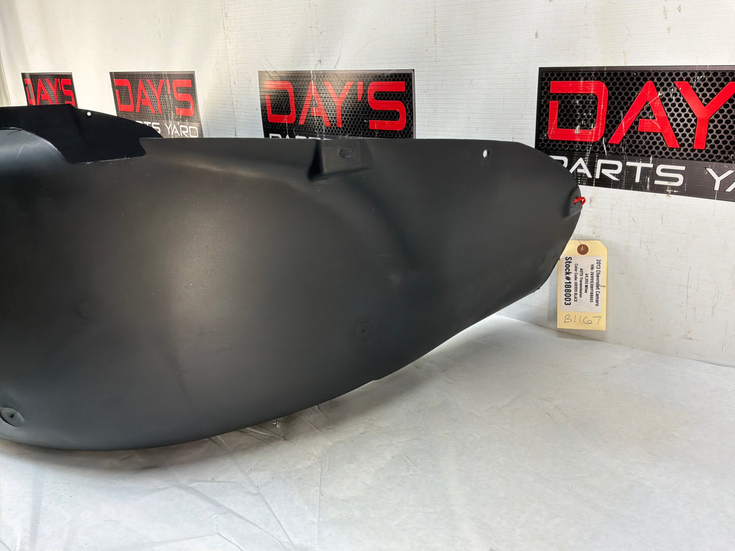 2013 Chevy Camaro SS RH Passenger Rear Fender Wheel Well House Liner OEM