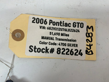 2006 Pontiac GTO Sun Load Temperature Sensor Assembly