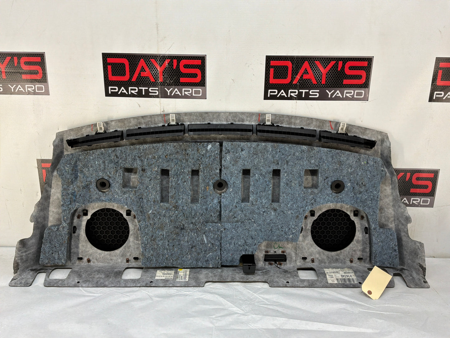 2016 Chevy SS Sedan Rear Interior Package Deck Tray Parcel Shelf Trim Cover OEM