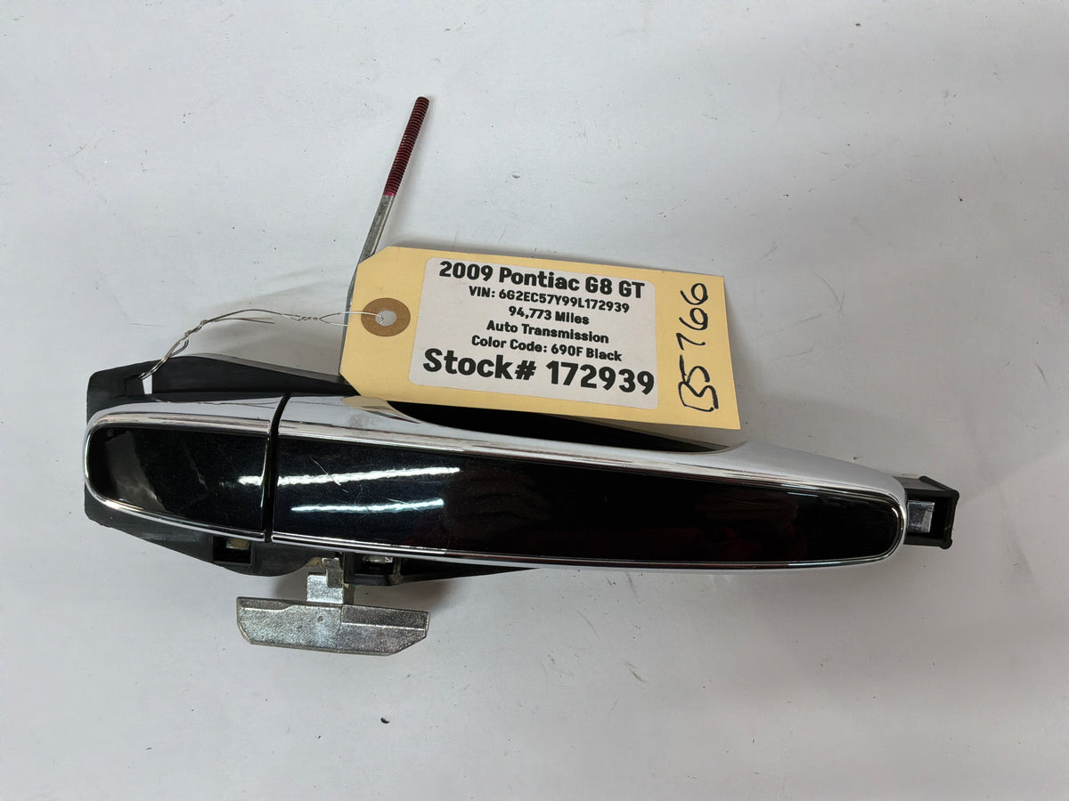 2009 Pontiac G8 GT Exterior Door Handles Set Black OEM - Day's Parts Yard