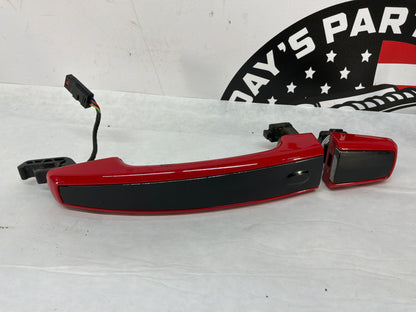 2014 Chevy SS Sedan Exterior Door Handles Set Red OEM