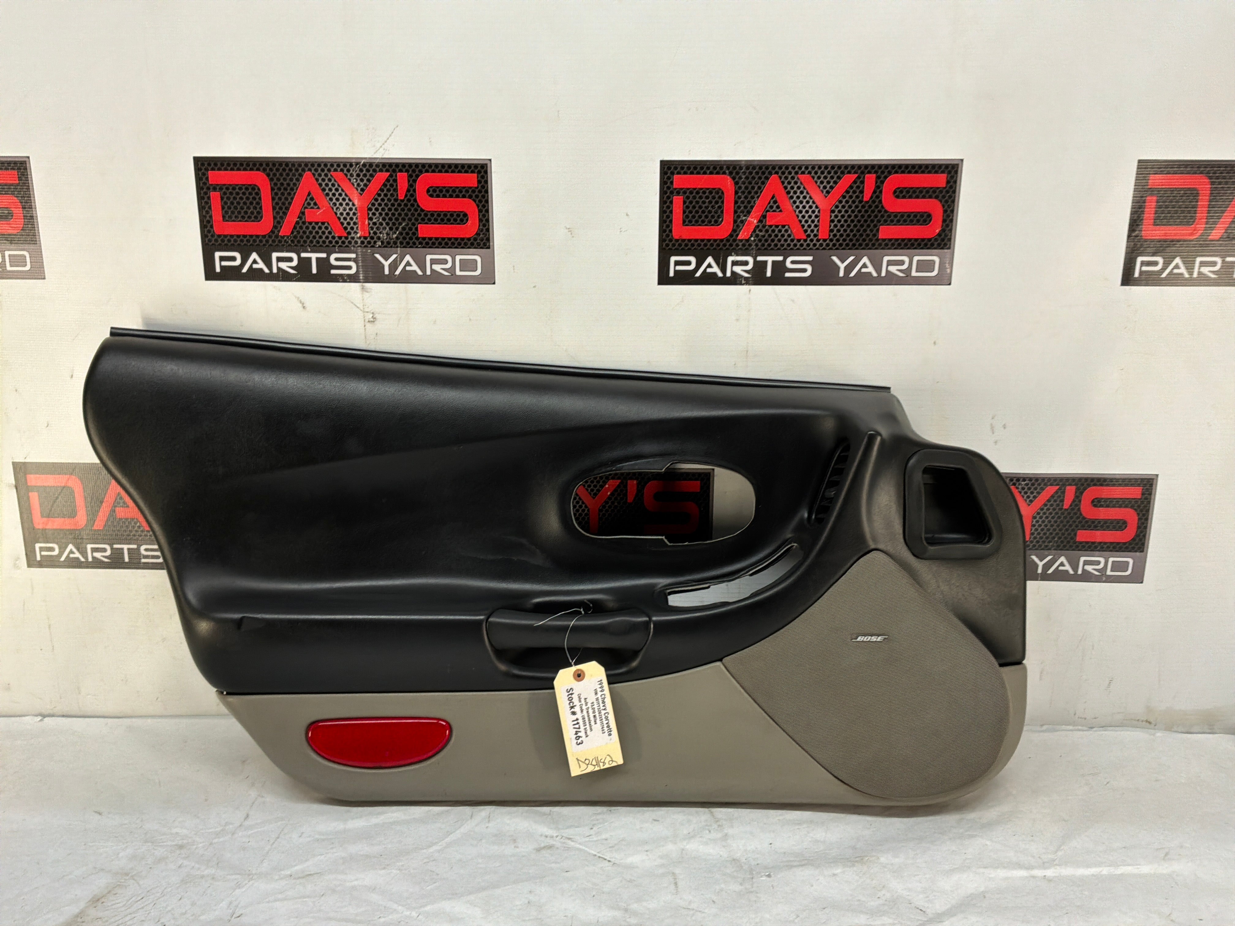 1999 Chevy C5 Corvette LH Driver Front Interior Door Panel OEM
