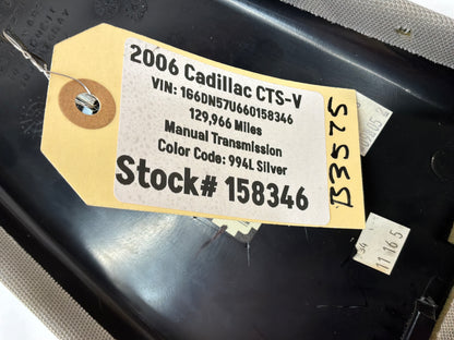 2006 Cadillac CTS-V LH Driver Interior B Pillar Trim OEM