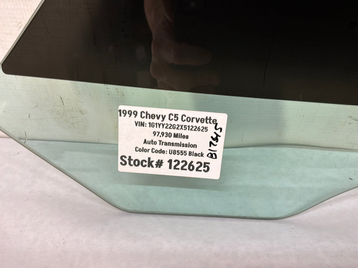 1999 Chevy C5 Corvette RH Passenger Front Door Window Glass OEM