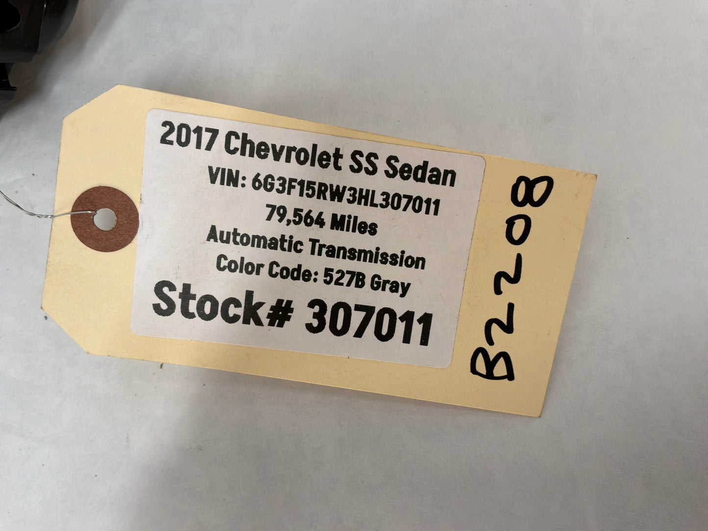 2017 Chevy SS Sedan LH Driver Rear Exterior Door Handle OEM