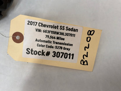 2017 Chevy SS Sedan LH Driver Rear Exterior Door Handle OEM