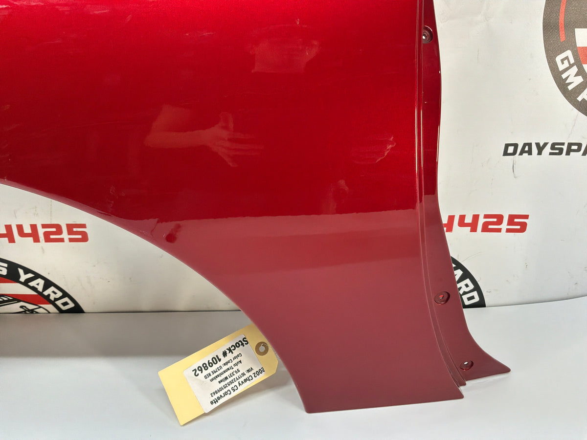 2002 Chevy C5 Corvette RH Passenger Rear Quarter Fender Panel Yellow OEM