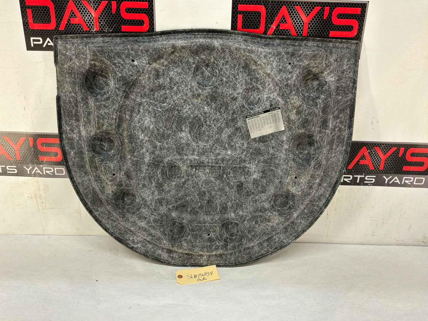 Spare tire cover - Day's Parts Yard