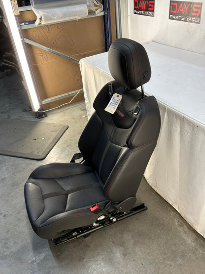 2017 Chevy SS Sedan RH Passenger Front Seat Black Leather Alcantara Suede OEM