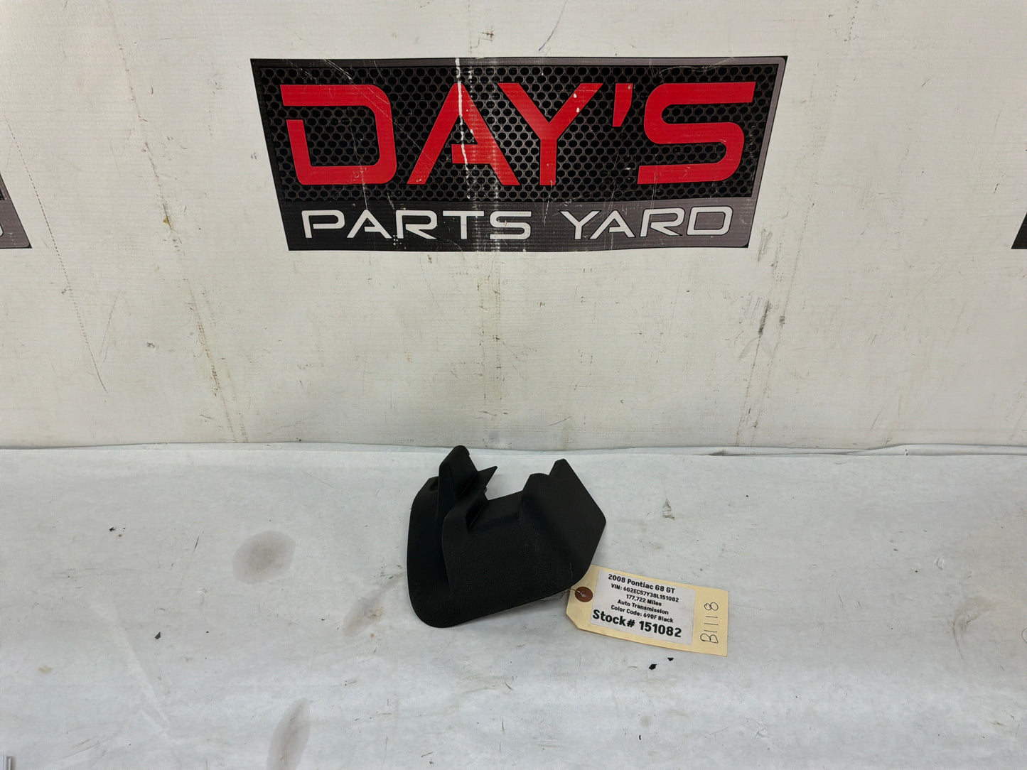 2008 Pontiac G8 GT LH Driver Front Seat Rear Outer Frame Track Trim Cover OEM