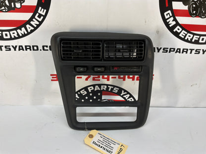 2002 Chevy Camaro Z28 Center Dashboard Radio Stereo Bezel Trim OEM