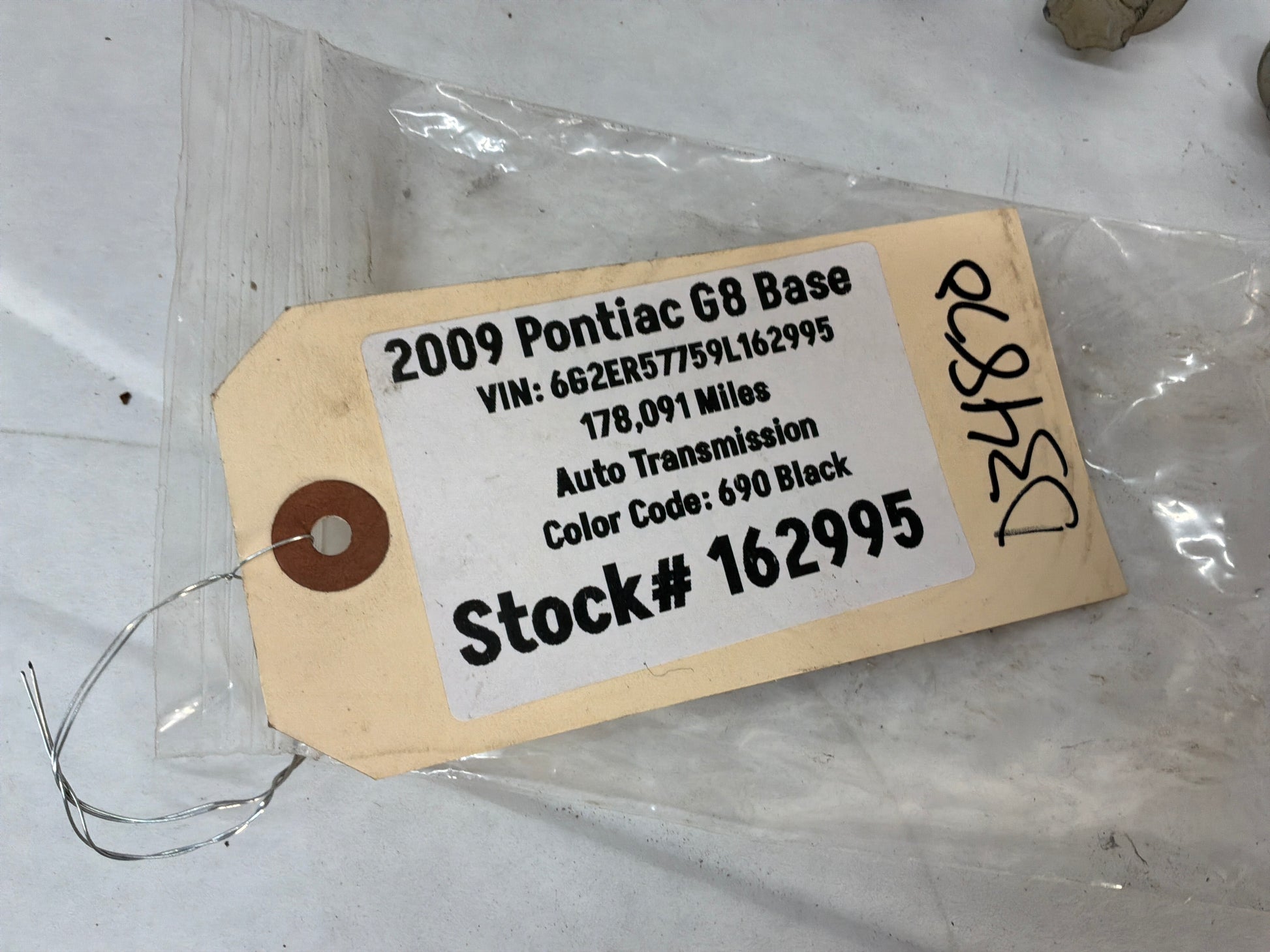 2009 Pontiac G8 Base Driveshaft Drive Shaft Propeller Hardware Nuts Bolts OEM - Day's Parts Yard