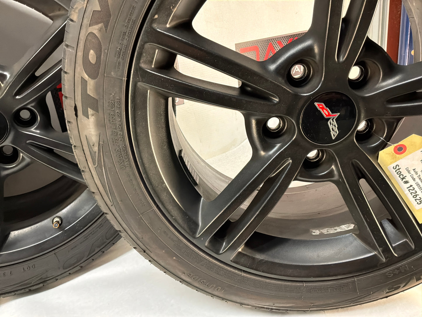 Chevy C6 Corvette Wheels and Tires 17x8.5 18x9.5 OEM