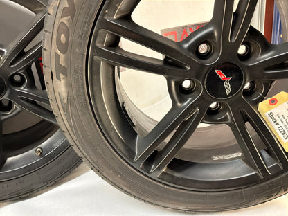 Chevy C6 Corvette Wheels and Tires 17x8.5 18x9.5 OEM