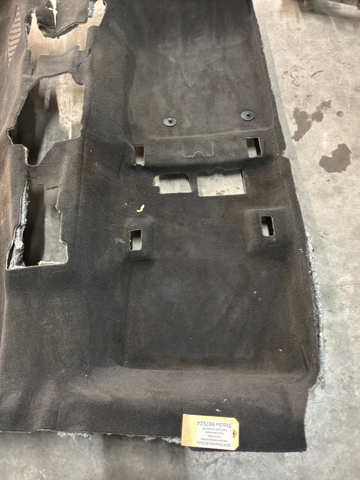 2014 Chevrolet SS Sedan Complete Floor Carpet OEM