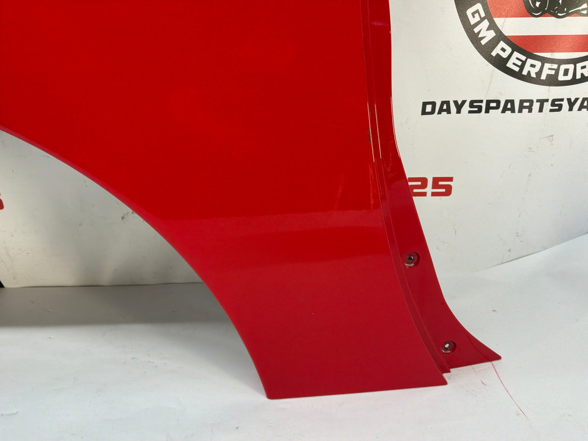 2002 Chevy C5 Corvette Convertible RH Passenger Rear Quarter Fender Red OEM