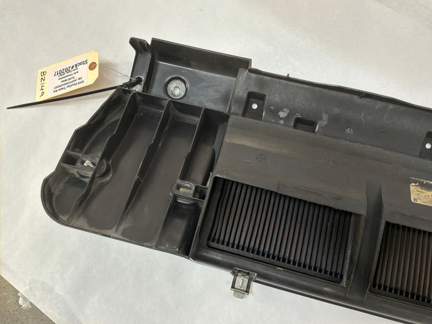 1999 Pontiac Trans Am WS6 SLP Lid Radiator Mount Bracket OEM