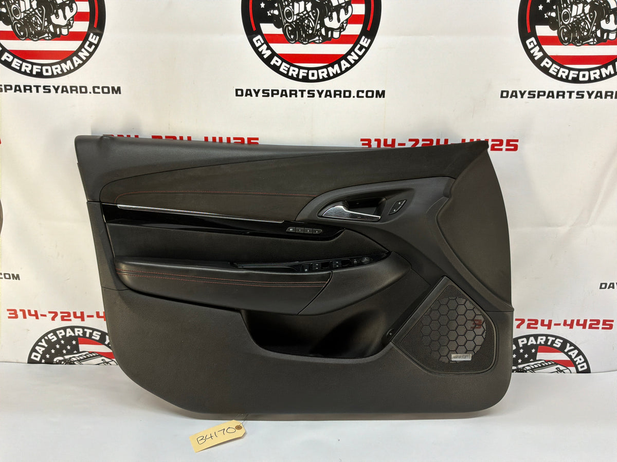 2014 Chevy SS Sedan LH Driver Front Interior Door Panel Trim OEM