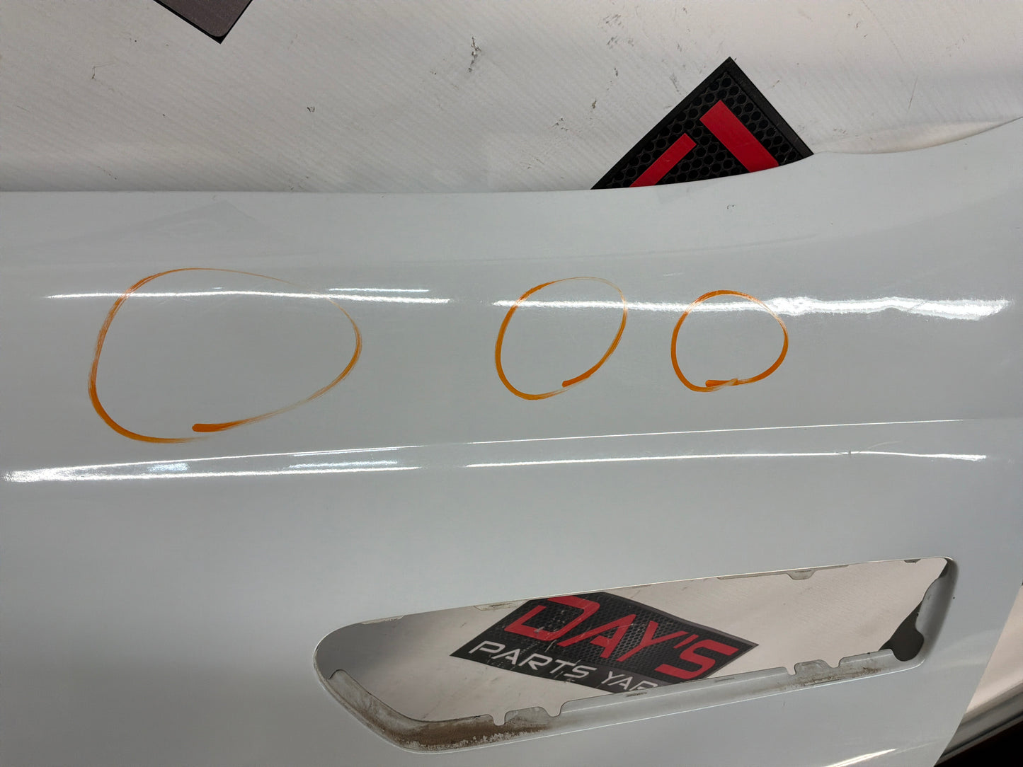 2016 Chevy Caprice PPV LH Driver Front Fender White OEM