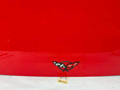 2002 Chevy Corvette Convertible  Trunk Deck Lid Red OEM