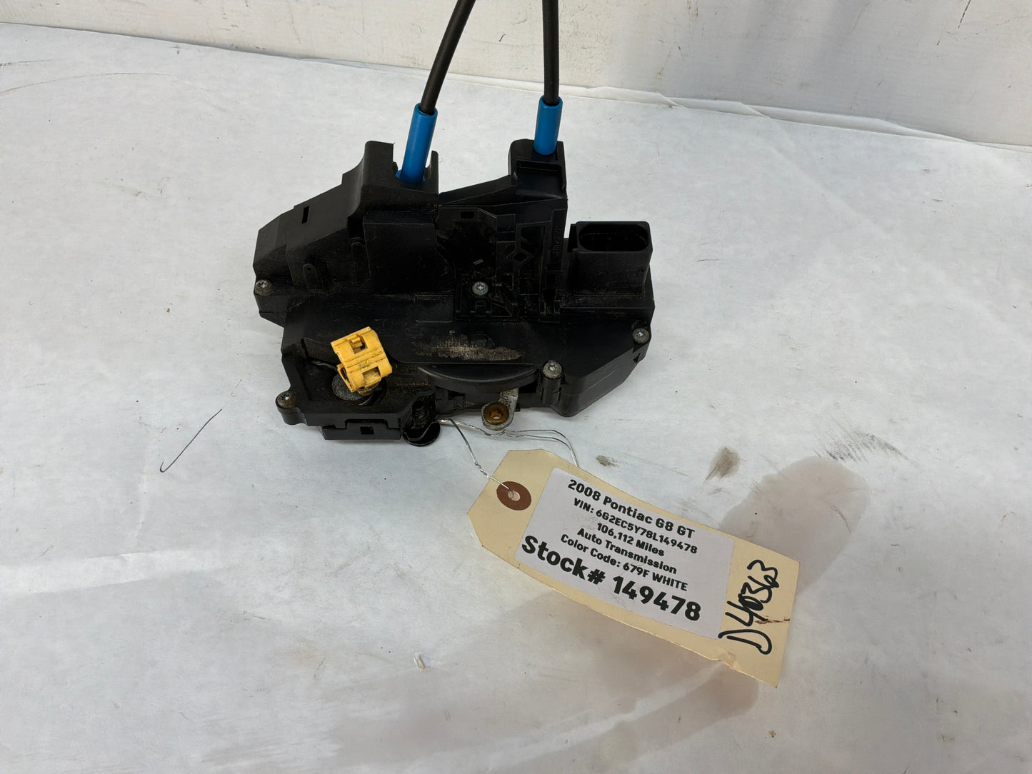 2008 Pontiac G8 GT LH Driver Front Door Lock Actuator OEM