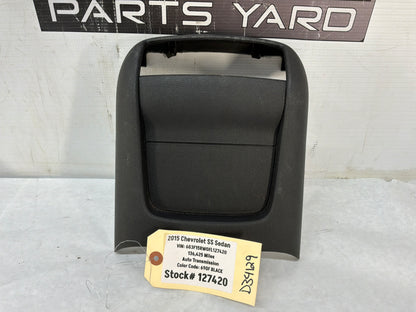 2014 Chevy SS Sedan Center Console Rear Cover Trim Panel OEM - Day's Parts Yard