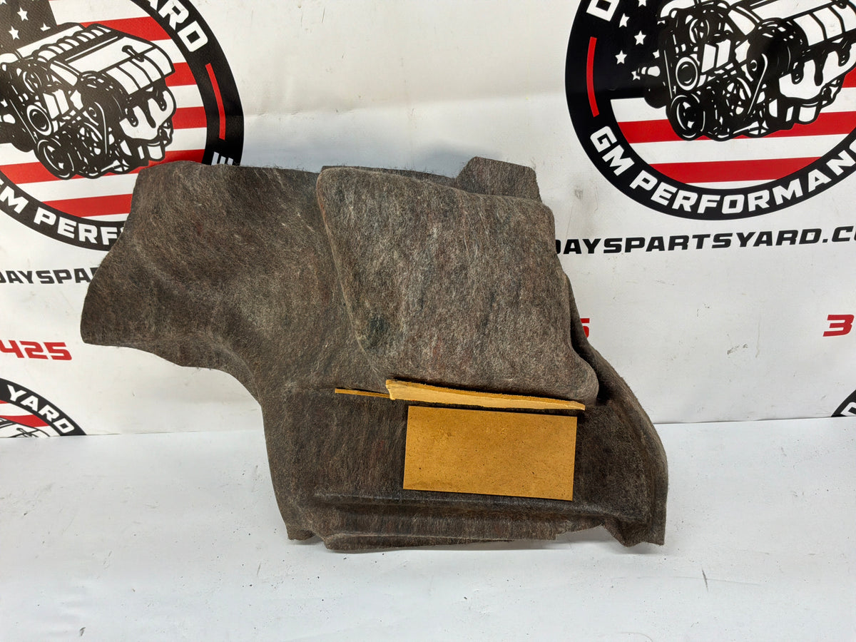 2002 Chevy Camaro Z28 RH Passenger Trunk Hatch Cargo Carpet Felt Trim Panel OEM