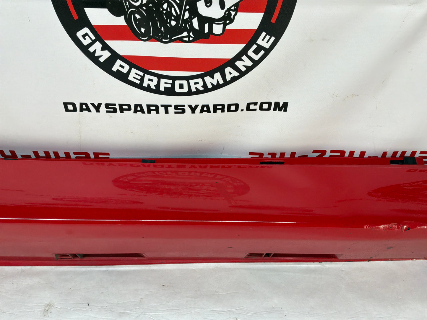2014 Chevy SS Sedan RH Passenger Rocker Molding Side Skirt Panel Trim Red OEM
