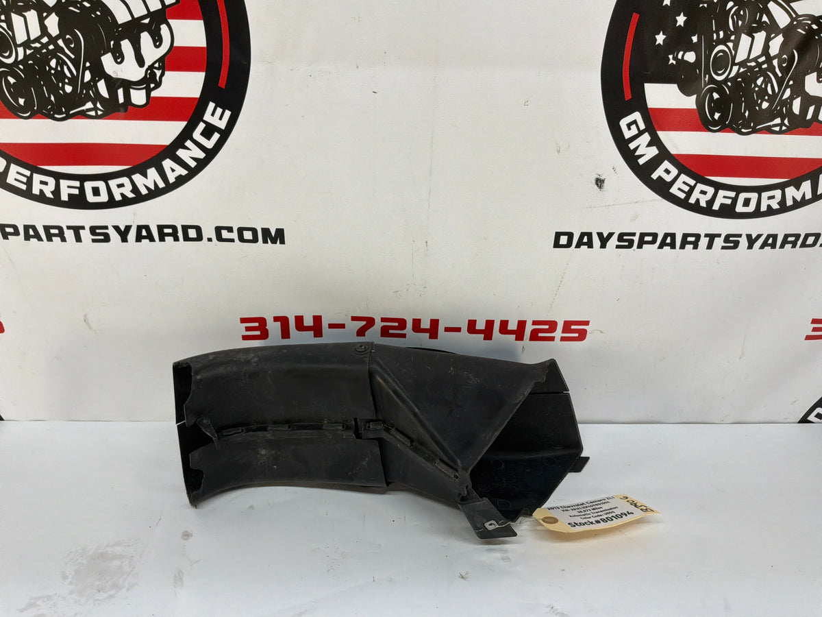 2013 Chevy Camaro ZL1 LH Driver Lower Brake Duct Assembly OEM