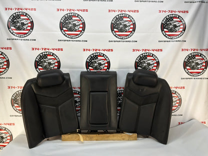 2014 Chevy SS Sedan Seats Fronts and Rears Black Leather Alcantara Suede OEM