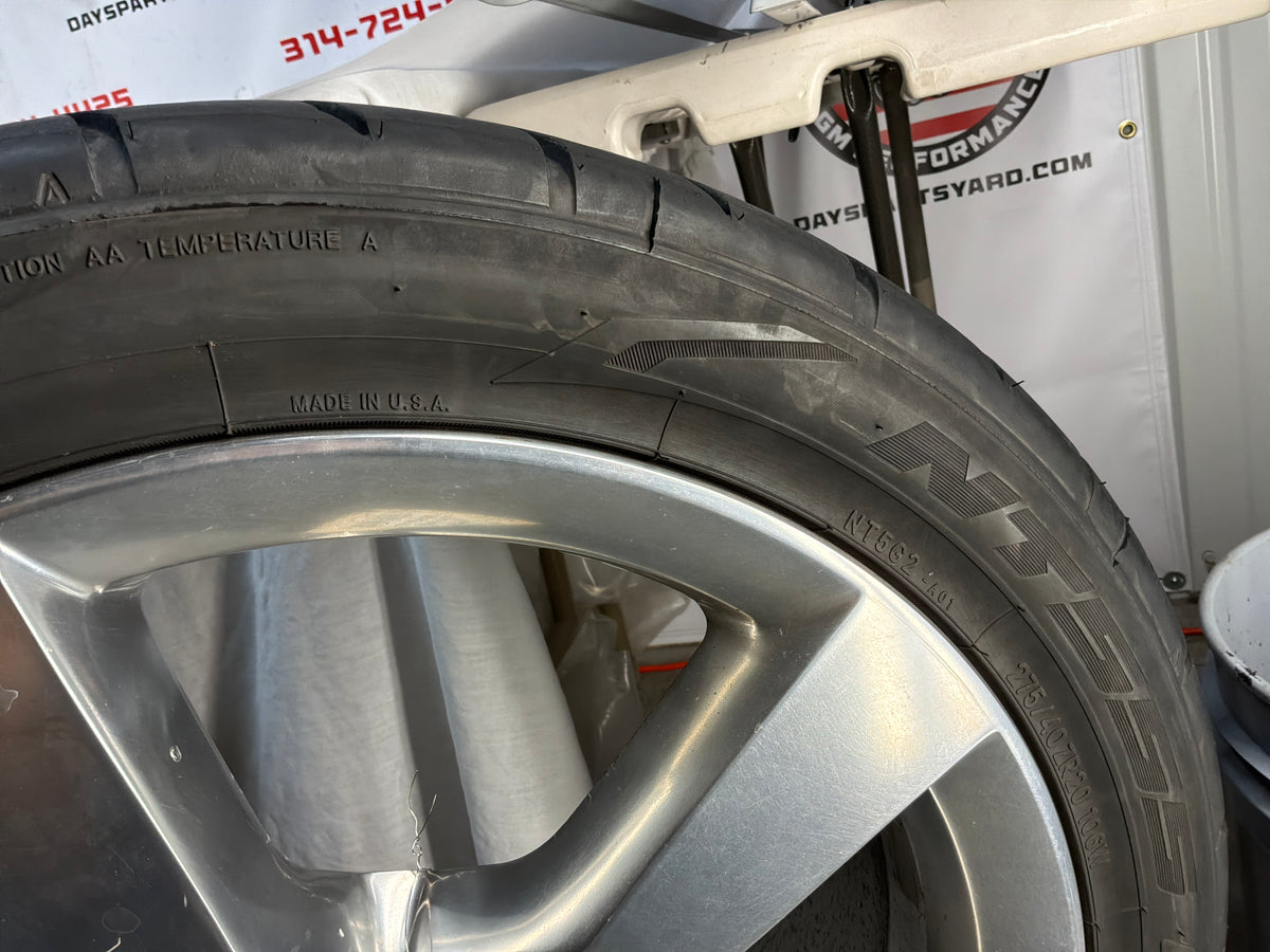 2010 Chevy Camaro SS 20x8 20x9 Factory OEM Wheels Rims with Tires