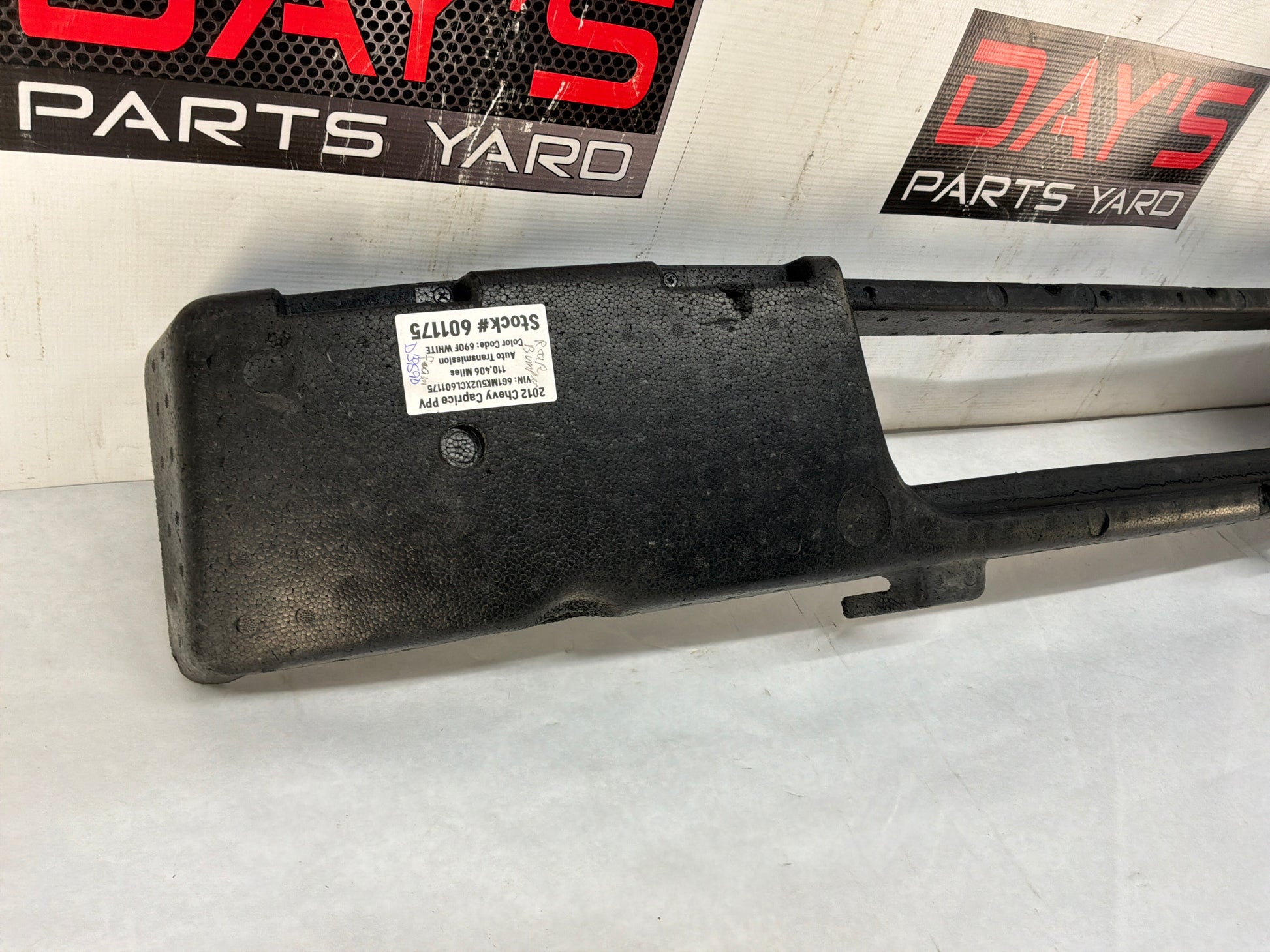 Rear bumper foam - Day's Parts Yard