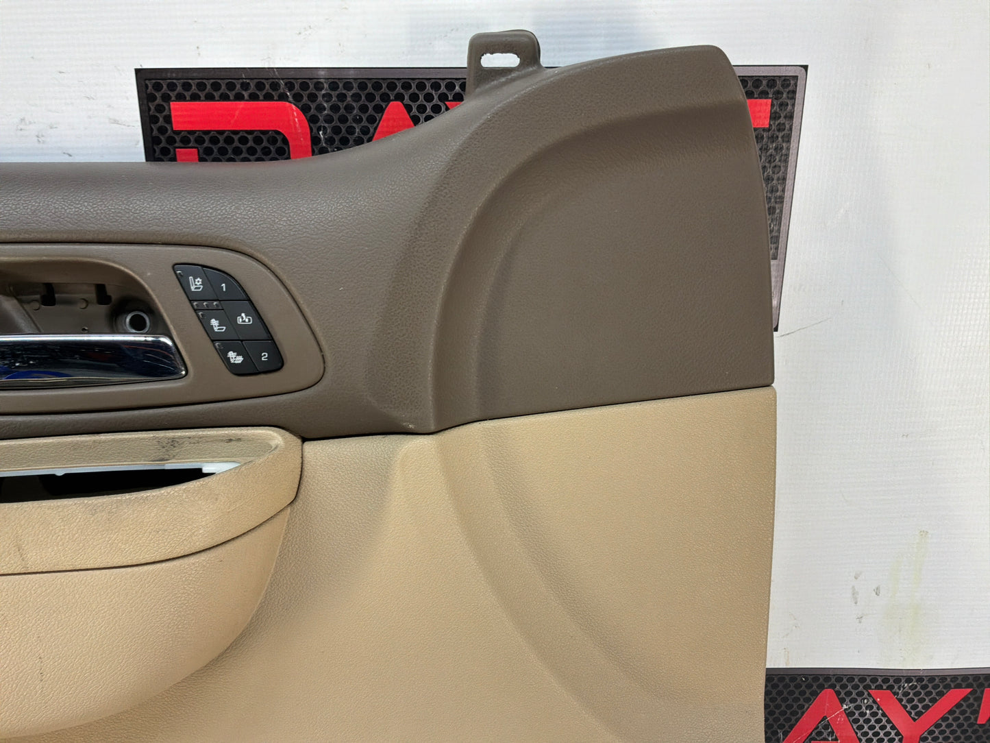 2012 Chevy Avalanche LH Driver Front Interior Door Panel Cashmere OEM