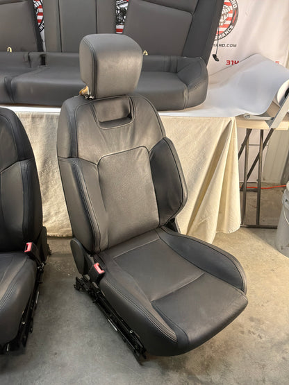 2008 Pontiac G8 GT Seats Fronts and Rears Black Leather OEM